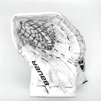 Occasion - Bauer Supreme Shadow - Gant de gardien de but Pro Stock (blanc)
